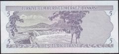 6.Emisyon 1.Tertip 5 Lira C38 374754 Çilaltı Çil