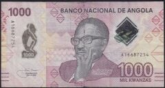 Angola 1000 Kwanzas 2020 Çok Temiz Polimer