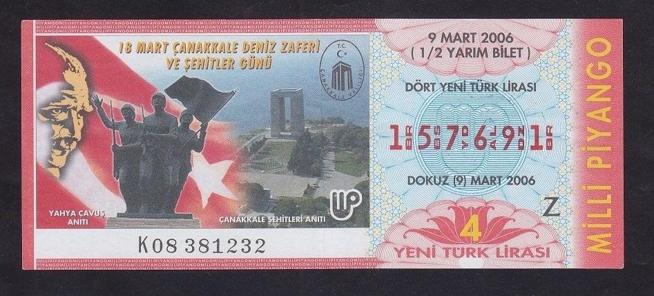 2006 9 MART YARIM BİLET