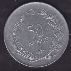 1971 Yılı 50 Kuruş