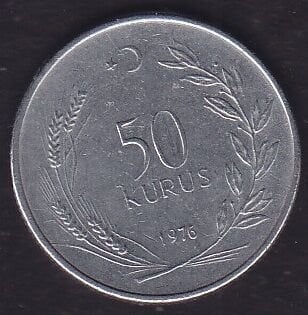 1976 Yılı 50 Kuruş