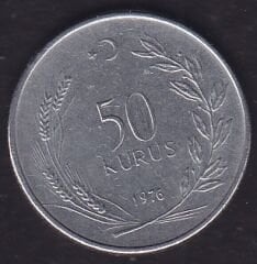 1976 Yılı 50 Kuruş