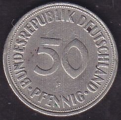 Almanya 50 Pfennig 1970 F