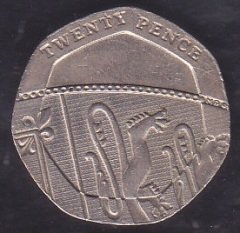 İngiltere 20 Pence 2009