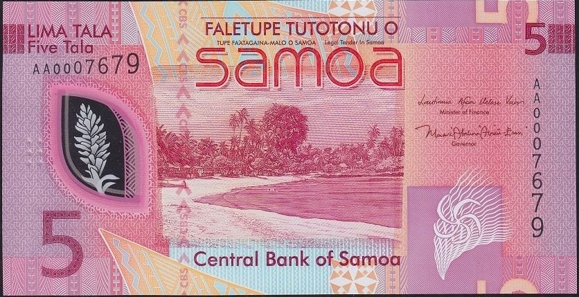 Samoa 5 Tala 2023  Çil Polimer