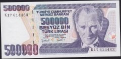 7.Emisyon 4.Tertip 500000 Lira K17 614463 Çilaltı Çil