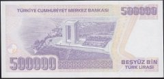 7.Emisyon 4.Tertip 500000 Lira K17 614463 Çilaltı Çil