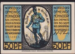 Almanya 50 Pfennig Notgeld 1921 Çil