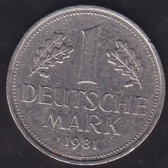 Almanya 1 Mark 1981 G