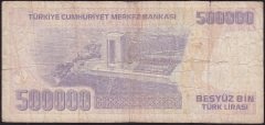 7.Emisyon 4.Tertip 500000 Lira K17 895814 Temiz