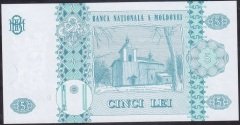 Moldova 5 Lei 2009 Çilaltı Çil