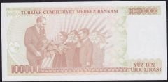 7.Emisyon 3.Tertip 100000 Lira J42 940965 Çil