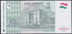 Tacikistan 1 Somoni 1999 ÇİL Pick 14A
