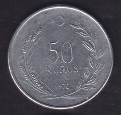 1976 Yılı 50 Kuruş