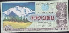 1980 9 Mart Çeyrek Bilet - N Serisi