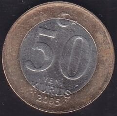 2005 Yılı 50 Kuruş Çilaltı