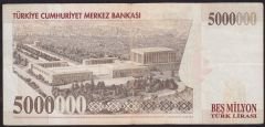 7.Emisyon 5 000 000 Lira K12 177371 Çok Temiz