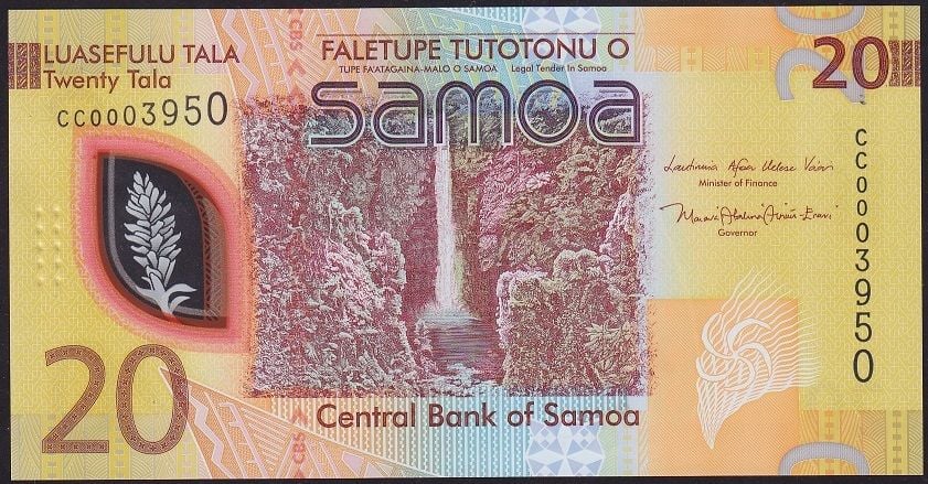 Samoa 20 Tala 2023  Çil Polimer