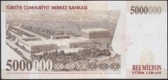 7.Emisyon 5.000.000 Lira J77 110260 Çok Çok Temiz+