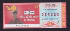 2006 19 ŞUBAT YARIM BİLET