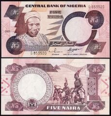 Nijerya 5 Naira 2001 Çil Pick 42g