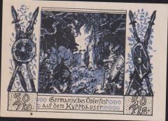 Almanya 50 Pfennig Notgeld 1921 Çil