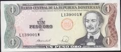 Dominik Cumhuriyeti 1 Peso 1988 Çil Pick 126c