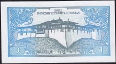 Bhutan 1 Ngultrum 1986 Çil Pick 12b
