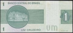 Brezilya 1 Cruzeiro 1972 Çilaltı Çil  Sararma Var