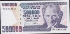 7.Emisyon 4.Tertip 500000 Lira M02 913568 Çil