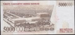 7.Emisyon 5.000.000 Lira J76 858925 Çok Çok Temiz