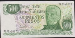 Arjantin 500 Pesos 1977 Çilaltı  Pick 303d