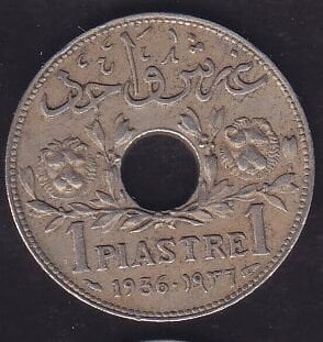 Suriye 1 Piastre 1936