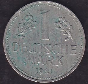 Almanya 1 Mark 1981 G