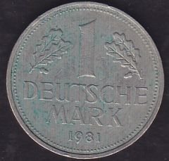 Almanya 1 Mark 1981 G