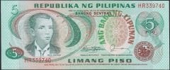 Filipinler 5 Piso 1978 Çil Pick 160d
