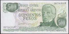 Arjantin 500 Pesos 1977 Çilaltı  Pick 303d