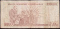 7.Emisyon 3.Tertip 100000 Lira J15 589657 Temiz
