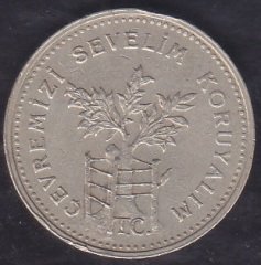 1990 YILI 1000 LİRA ÇEVREMİZİ KORUYALIM
