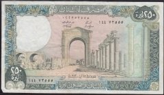LÜBNAN 250 LİVRES 1983 TEMİZ