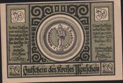 Almanya 50 Pfennig Notgeld 1921 Çil