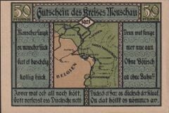 Almanya 50 Pfennig Notgeld 1921 Çil