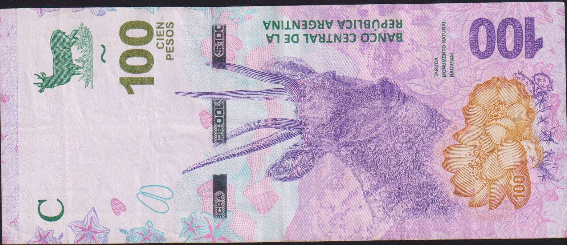 Arjantin 100 Pesos 2018 Çok Temiz+ Pick 363A