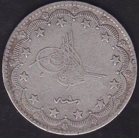 1293 / 1 Murat 20 Kuruş Gümüş
