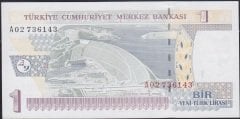 8.Emisyon 1 YTL A02 736143 Çilaltı