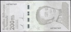 Venezuela 200000 Bolivares 2020 Çil Pick 112