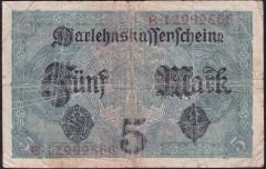 Almanya 5 Mark 1917 Çok Temiz