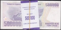7.Emisyon 4.Tertip 500000 Lira M01 (Deste 100 Adet) Çil (Açıklamayı okuyunuz)