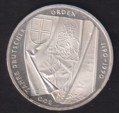 Almanya 10 Mark 1990 Gümüş (800. Yıldönümü - Cermen Düzeni)