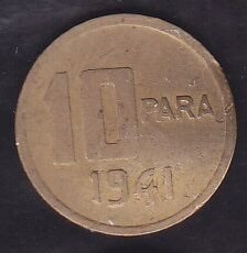 1941 Yılı 10 Para Haliyle